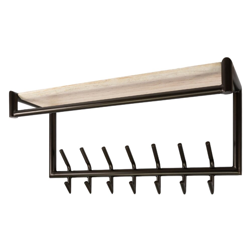 wandkapstok met hoedenplank Marin afbeelding 1