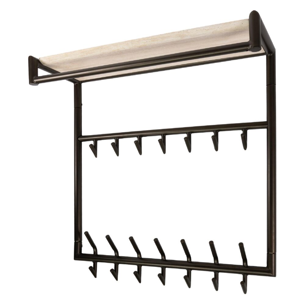 wandkapstok met hoedenplank Marin afbeelding 1