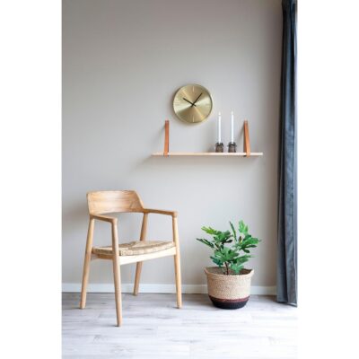 gouden geruisloze wandklok 30 cm afbeelding 3