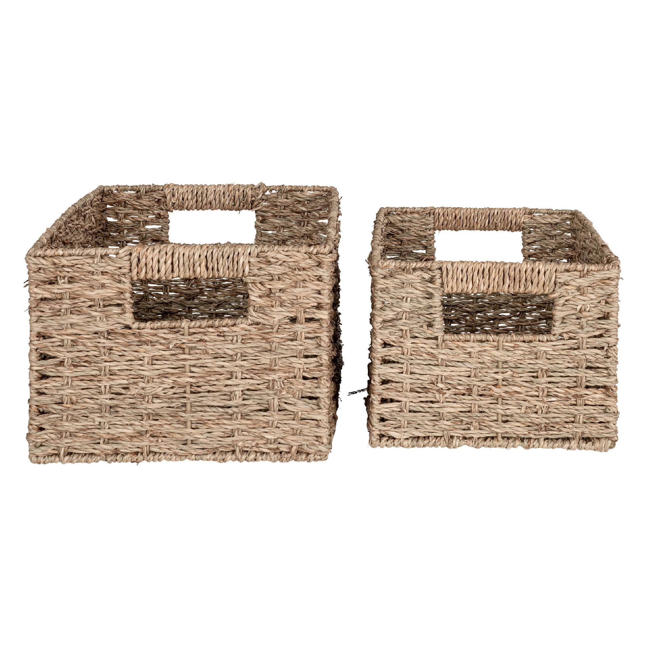 zeegras opbergmanden set van 2 afbeelding 2