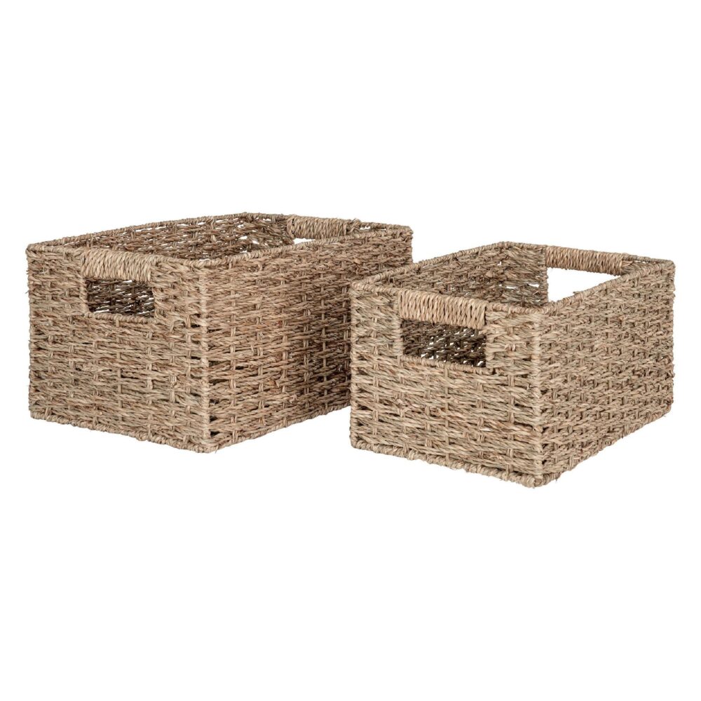 zeegras opbergmanden set van 2 afbeelding 1
