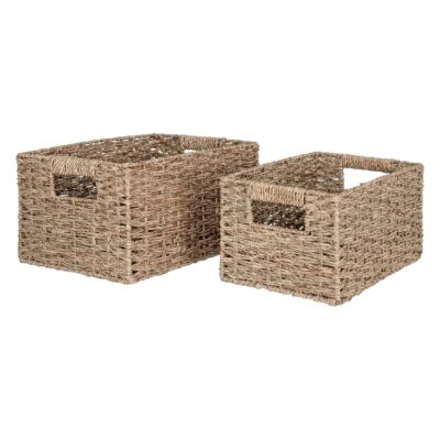 zeegras opbergmanden set van 2 afbeelding 1