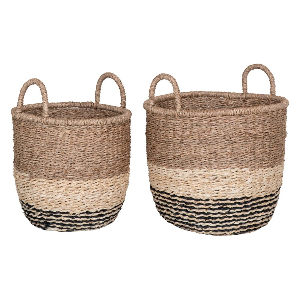 zeegras opbergmanden set van 2 afbeelding 1