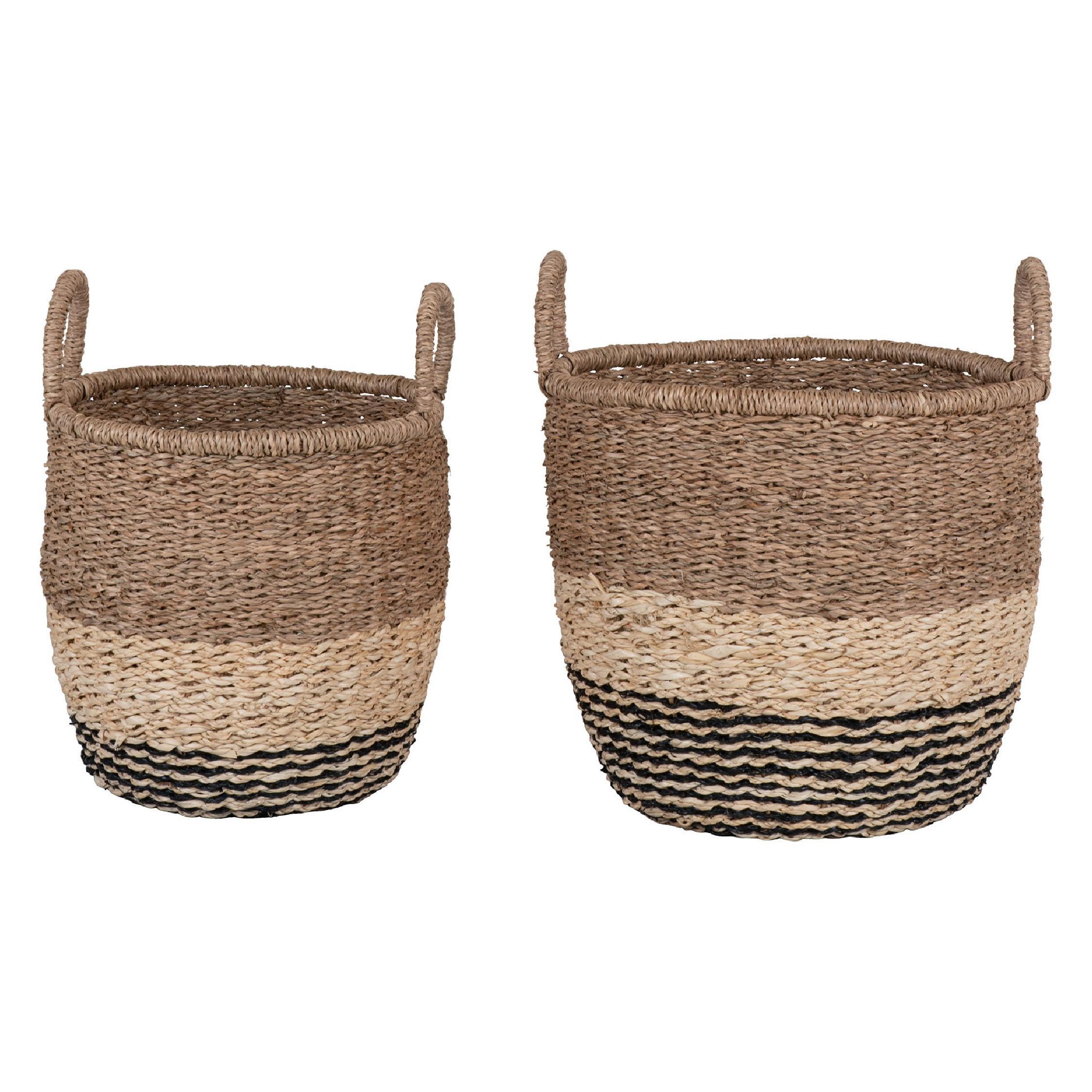 zeegras opbergmanden set van 2 afbeelding 3