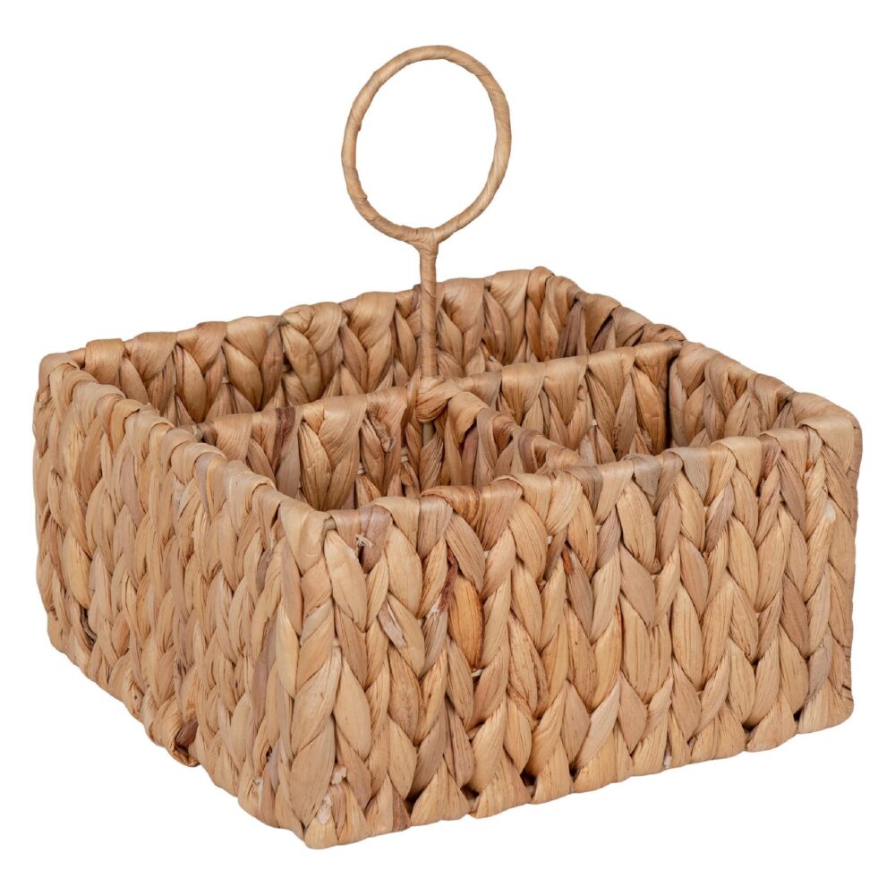 waterhyacint opbergmandje 20x20x22 afbeelding 1