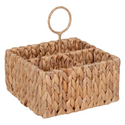 waterhyacint opbergmandje 20x20x22 afbeelding 1