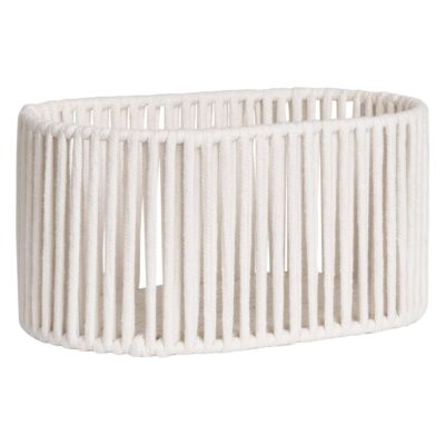 off white katoenen opbergmanden set afbeelding 2