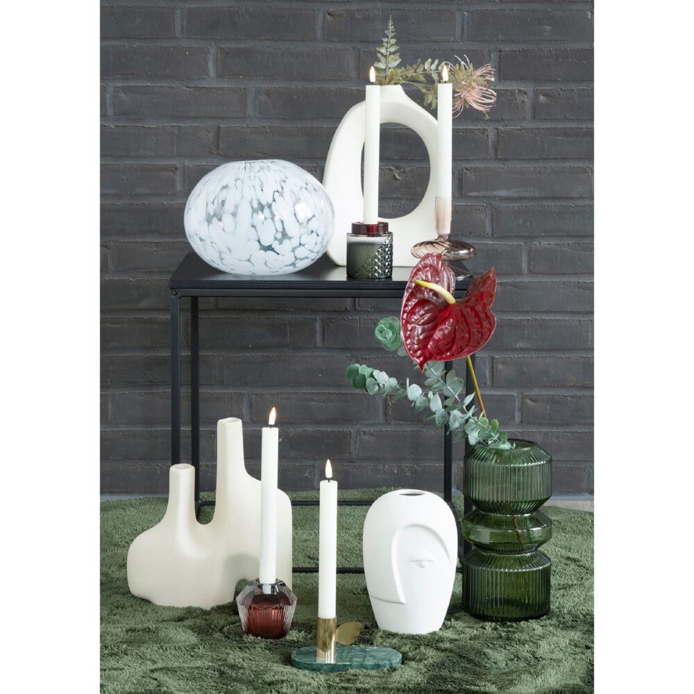 groene glazen vaas ø12x25 afbeelding 8