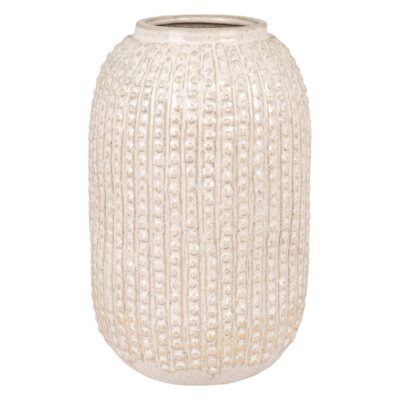 beige keramische vaas 16x25