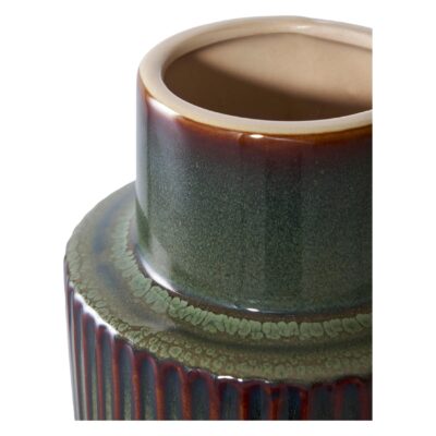 groene keramische bloemenvaas 16x30 afbeelding 2