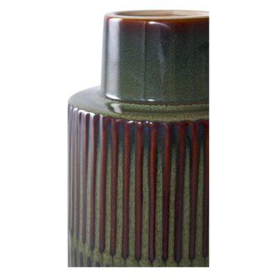 groene keramische bloemenvaas 16x30 afbeelding 3