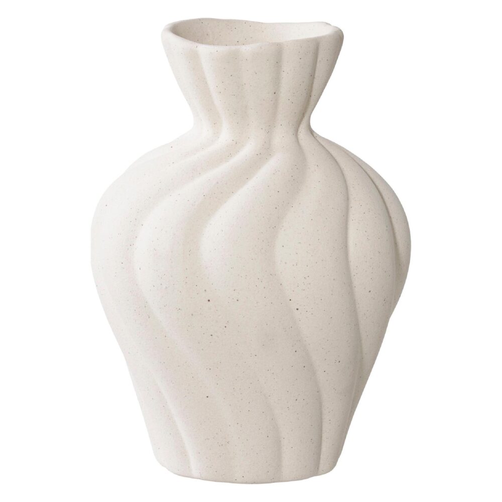 witte keramische vazen set afbeelding 2