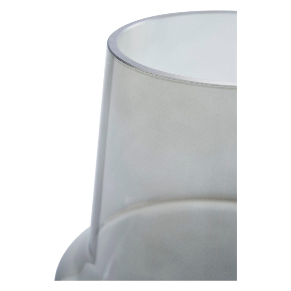 rookglas vaas grijs 15x19 afbeelding 2