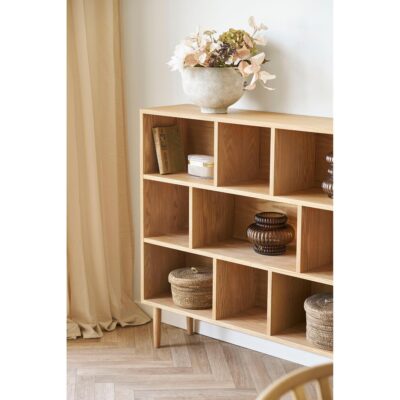 smoked brown mondgeblazen glazen vaas afbeelding 5