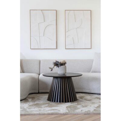 grijze keramische bloempot 15 cm afbeelding 5