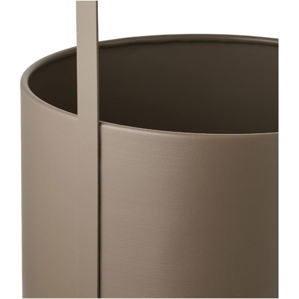 metalen bloempotten set bruin afbeelding 3