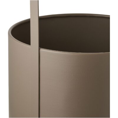 metalen bloempotten set bruin afbeelding 3