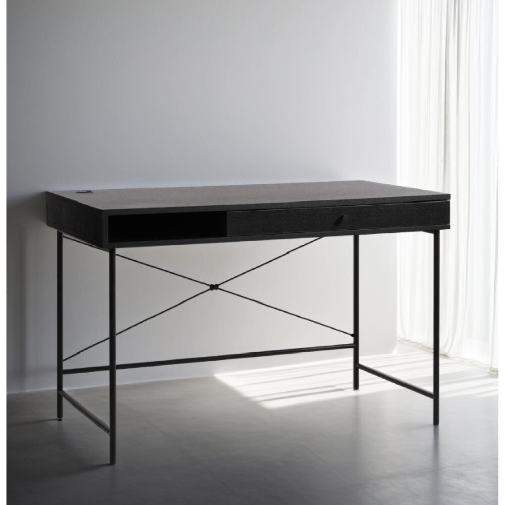 bureau Hilda zwart met lade afbeelding 12