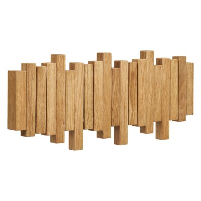 houten wandkapstok eikenlook afbeelding 2