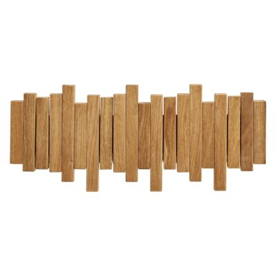 houten wandkapstok eikenlook afbeelding 3