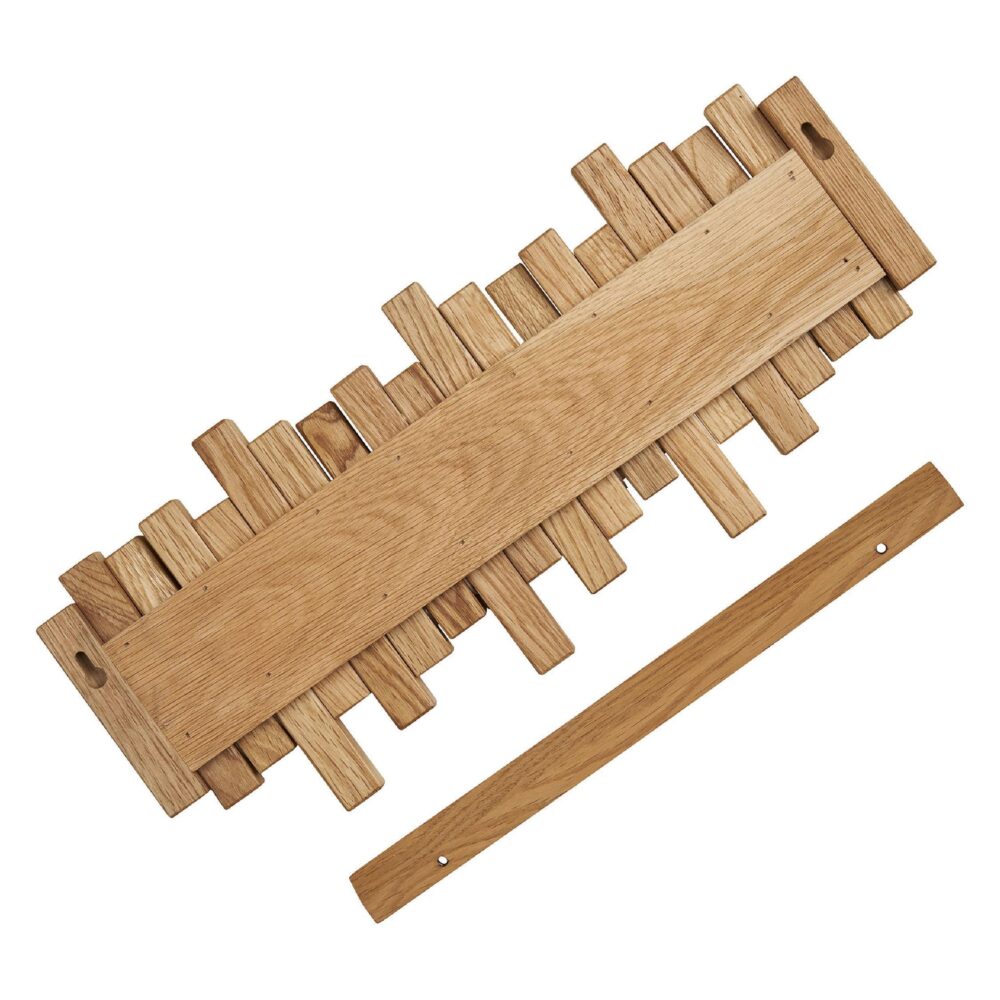 houten wandkapstok eikenlook afbeelding 5