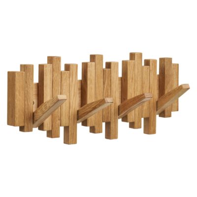 houten wandkapstok eikenlook afbeelding 1