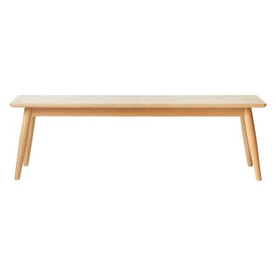 massief eiken eetkamerbank Enli 150 cm afbeelding 1