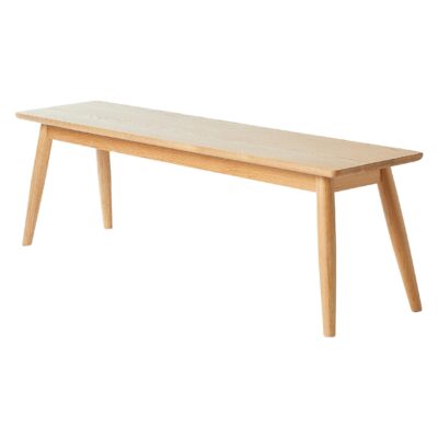 massief eiken eetkamerbank Enli 150 cm afbeelding 2