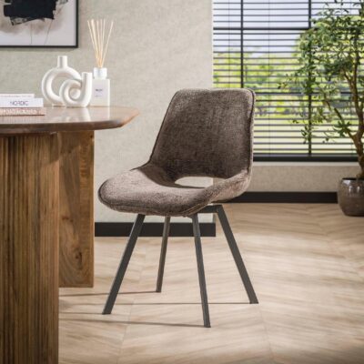 draaibare eetkamerstoelen Eldan taupe set van 4 afbeelding 7
