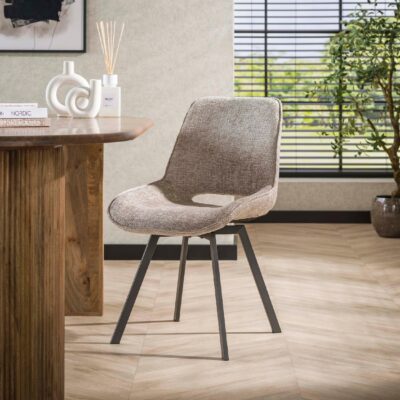 draaibare eetkamerstoelen Eldan zand afbeelding 7