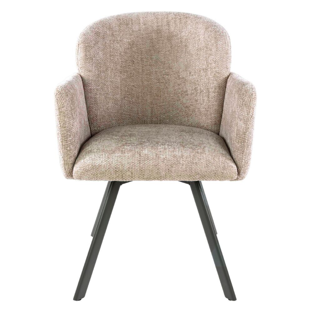 draaibare eetkamerstoelen Ami zand afbeelding 2