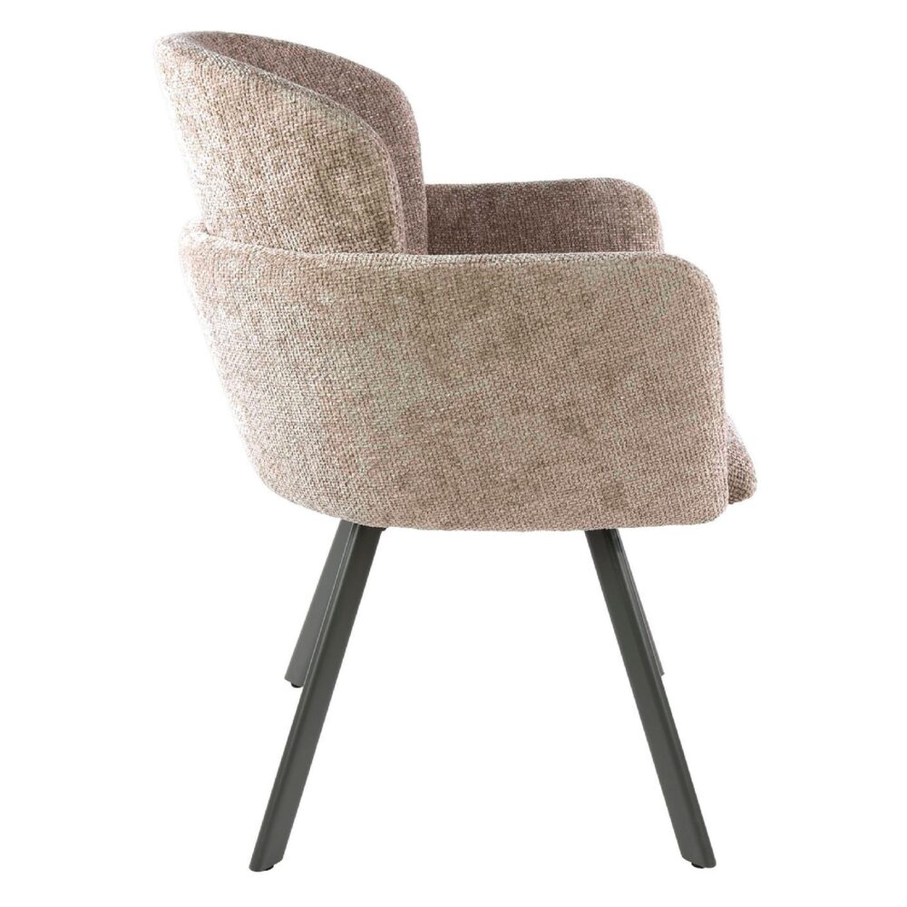 draaibare eetkamerstoelen Ami zand afbeelding 4