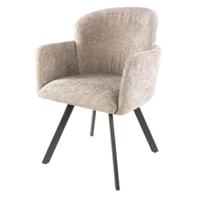 draaibare eetkamerstoelen Ami zand afbeelding 1