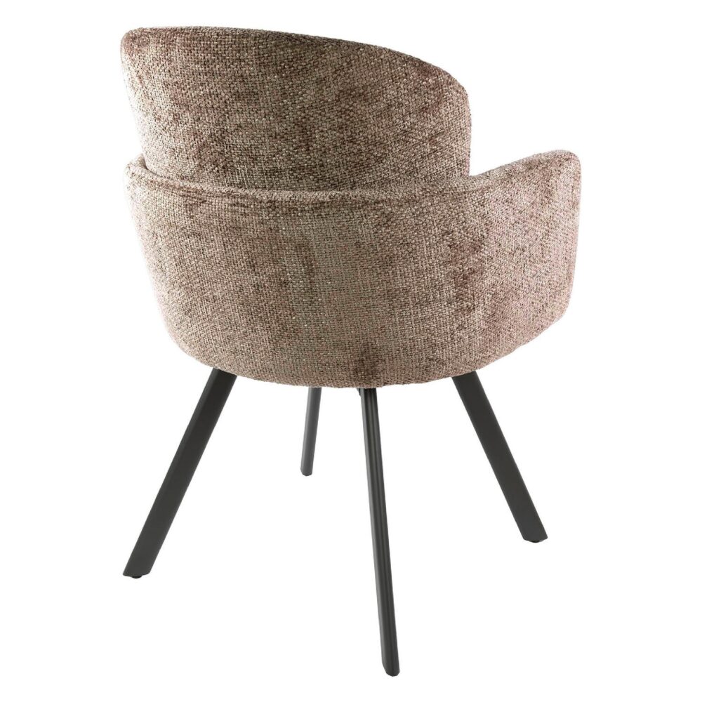 draaibare eetkamerstoel Ami champagne afbeelding 3