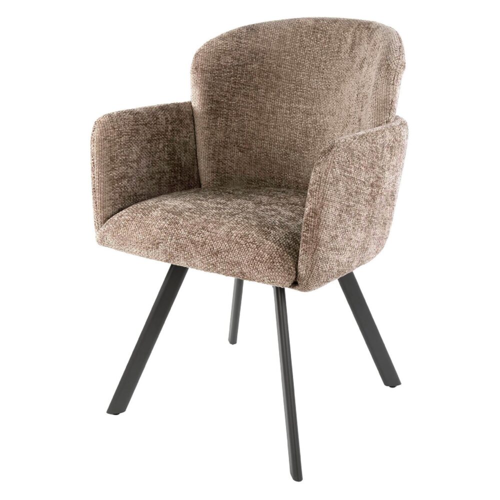 draaibare eetkamerstoel Ami champagne afbeelding 1