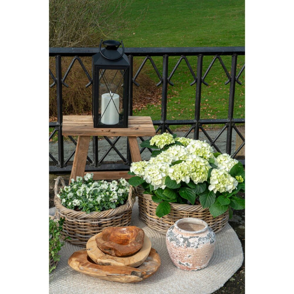 houten fruitschaal teak 40 cm afbeelding 3