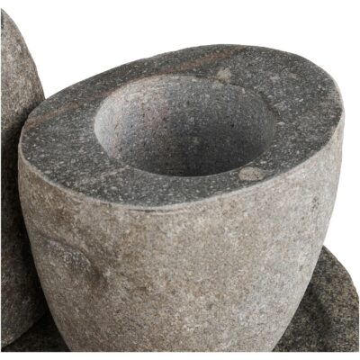 natuurstenen badkamer accessoires set afbeelding 3