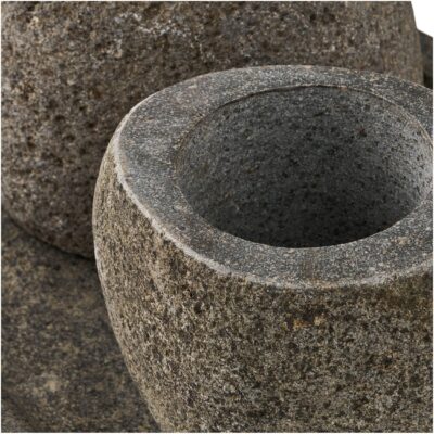 natuurstenen badkamer accessoires set afbeelding 5