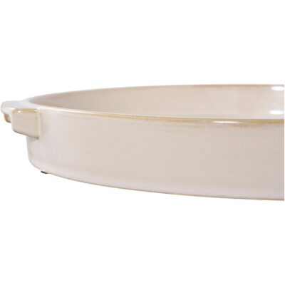 wit rond keramiek dienblad 37 cm afbeelding 4