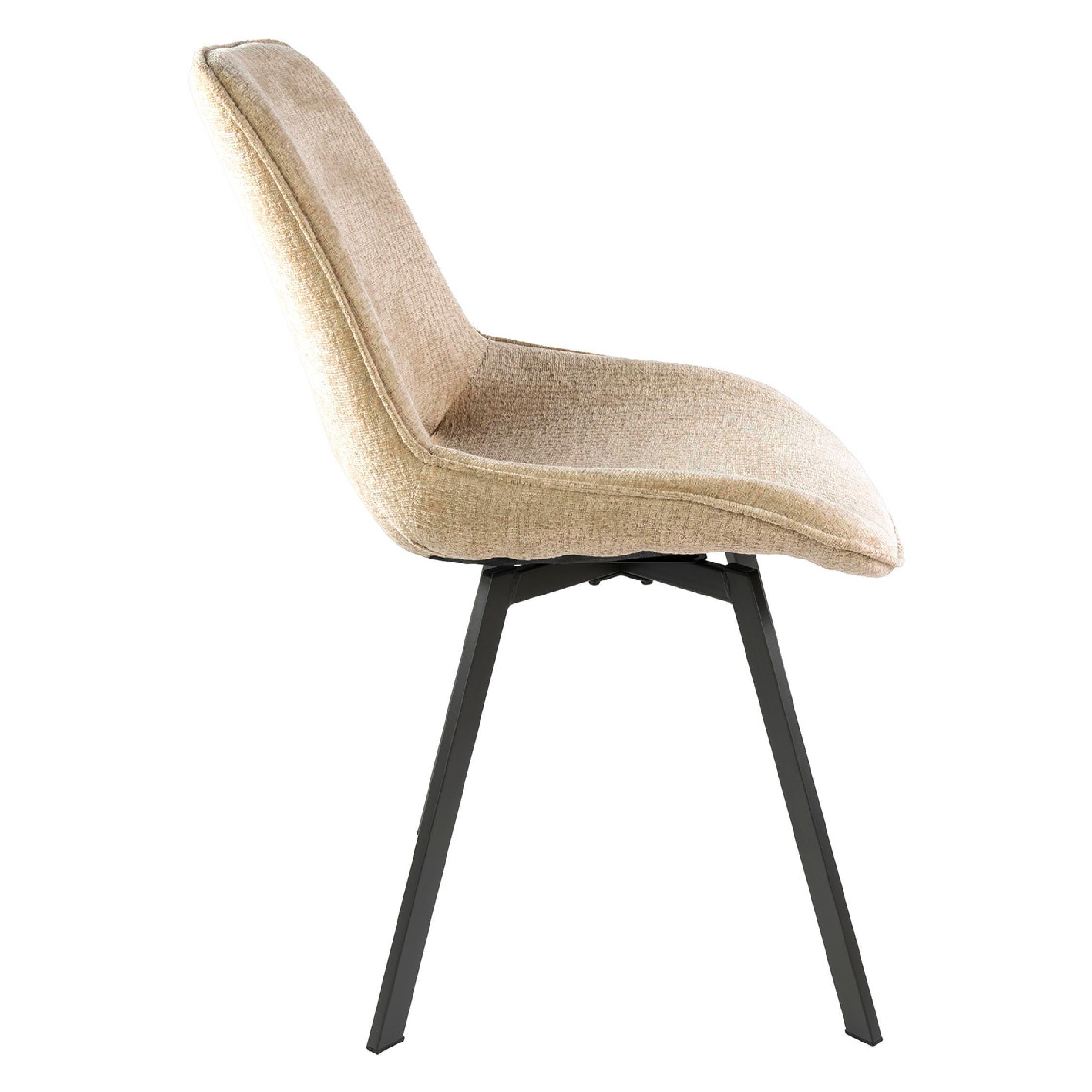 draaibare eetkamerstoelen Eldan zand afbeelding 4