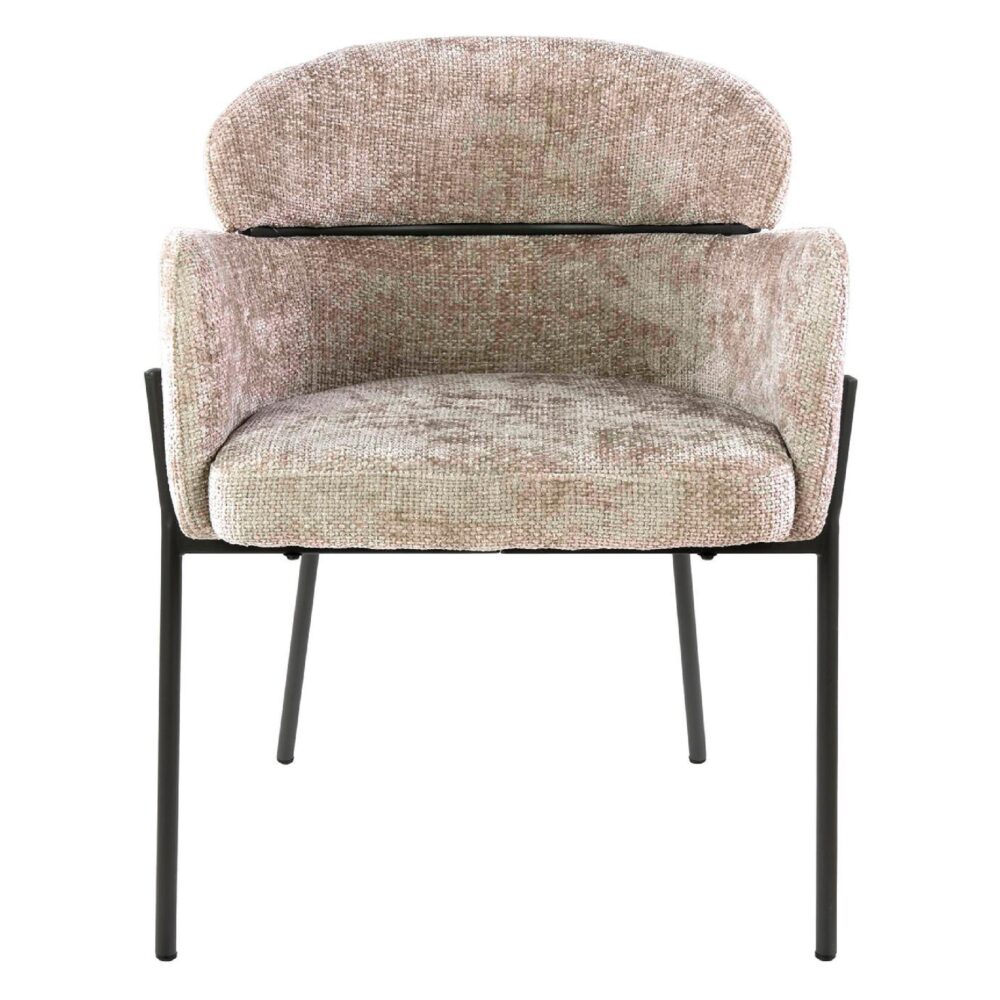 Alea eetkamerstoelen zand met armleuning afbeelding 2