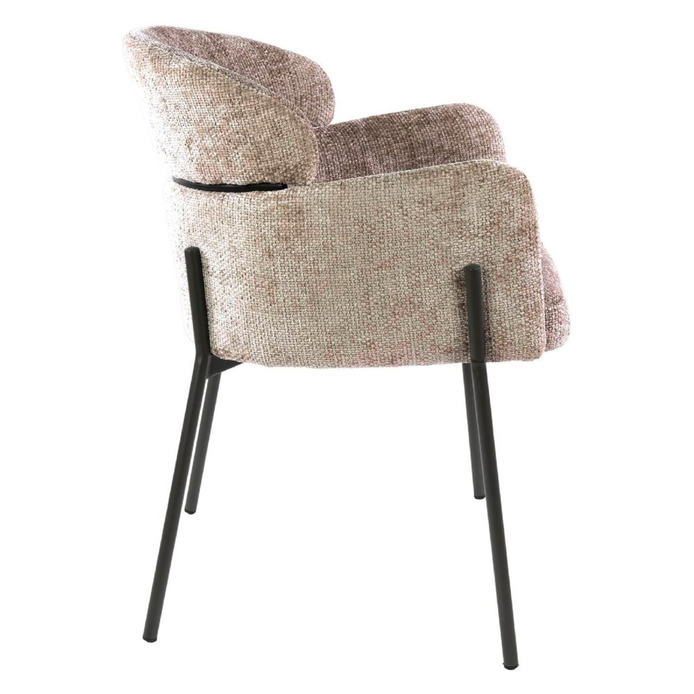 Alea eetkamerstoelen zand met armleuning afbeelding 4