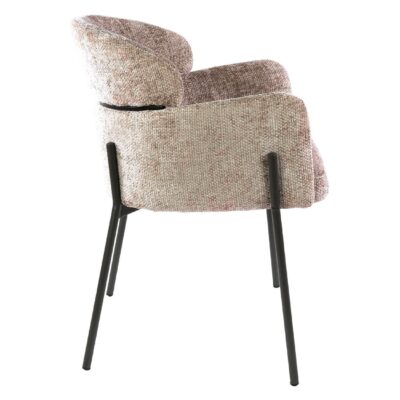 Alea eetkamerstoelen zand met armleuning afbeelding 4