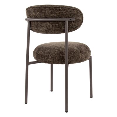 bruine eetkamerstoelen set van 2 Vesk afbeelding 5