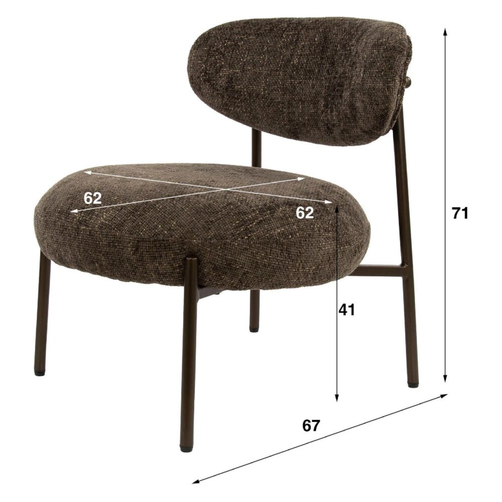 Vesk bruine relaxfauteuil met pocketvering afbeelding 6