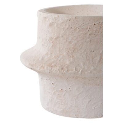 witte cement kandelaars set afbeelding 4