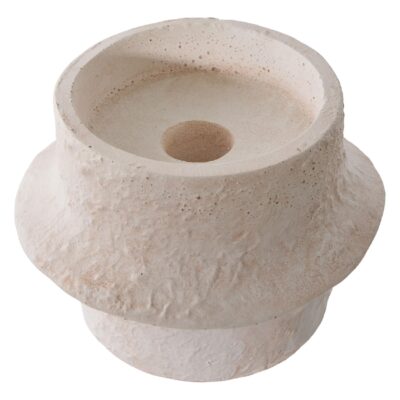 witte cement kandelaars set afbeelding 6