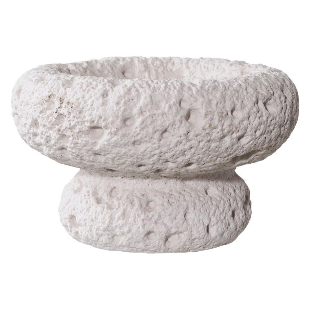 grijze cement kandelaars set afbeelding 2