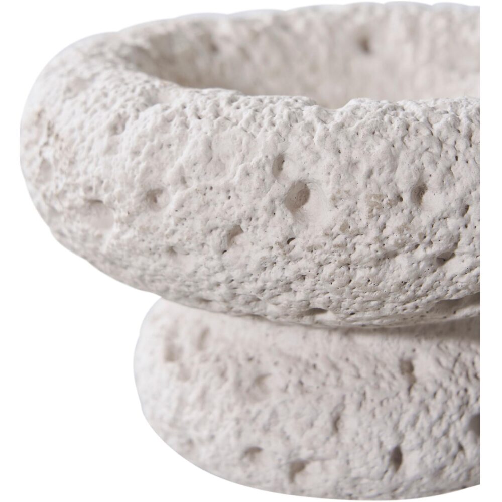 grijze cement kandelaars set afbeelding 4