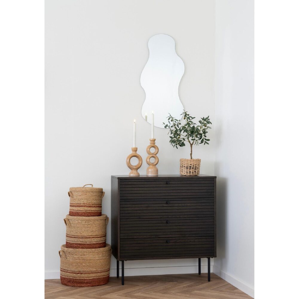 bruine keramieken kandelaar afbeelding 6